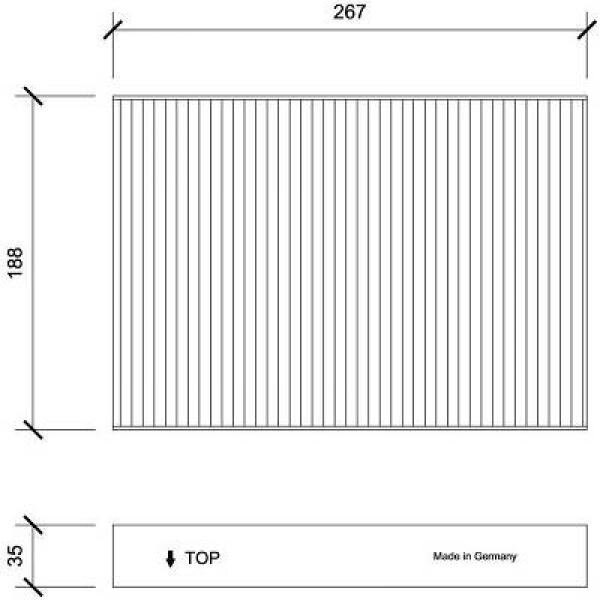 Filter, Innenraumluft für PEUGEOT 508 I (8D_)