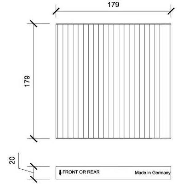 Filter, Innenraumluft für PEUGEOT ION