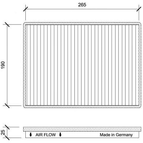 Filter, Innenraumluft für VAUXHALL ANTARA (L07)