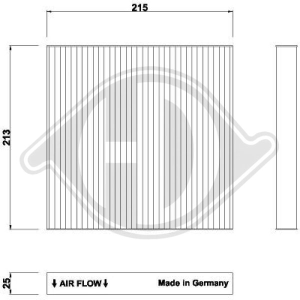 Filter, Innenraumluft für SMART FORTWO Coupe (453)