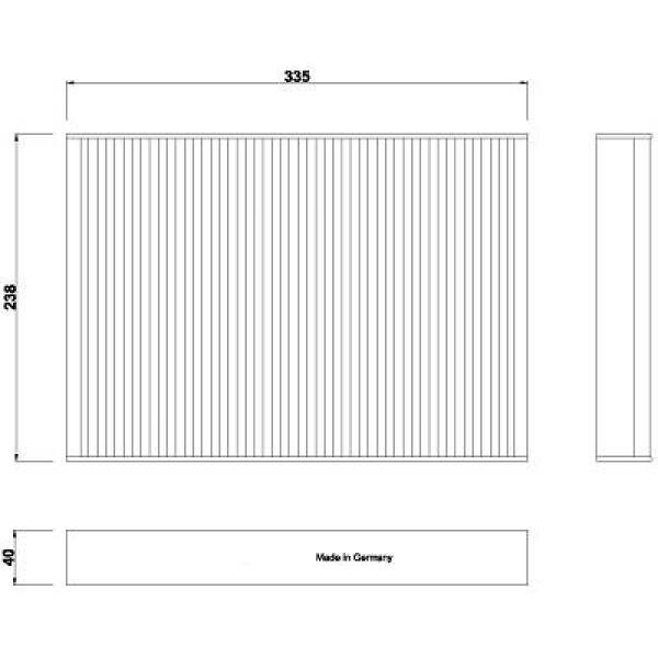 Filter, Innenraumluft für VOLVO XC90 II (256)