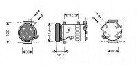 Kompressor, Klimaanlage für CITROËN BERLINGO /...