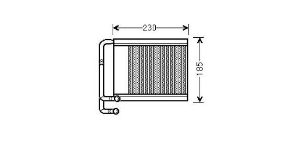 Wärmetauscher, Innenraumheizung für HYUNDAI i40 CW (VF)