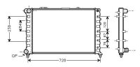 Kühler, Motorkühlung für ALFA ROMEO 166...