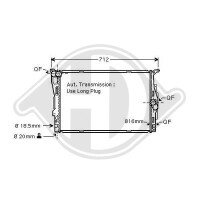 Kühler, Motorkühlung für BMW 3 Touring (E91)