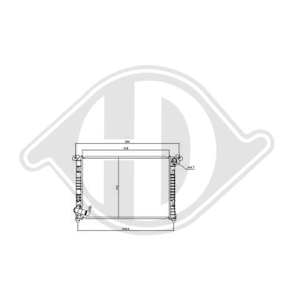 Kühler, Motorkühlung  für MINI MINI (R50, R53)