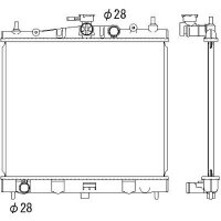Kühler, Motorkühlung für NISSAN MICRA III...