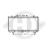 Kühler, Motorkühlung für FIAT BARCHETTA (183_)