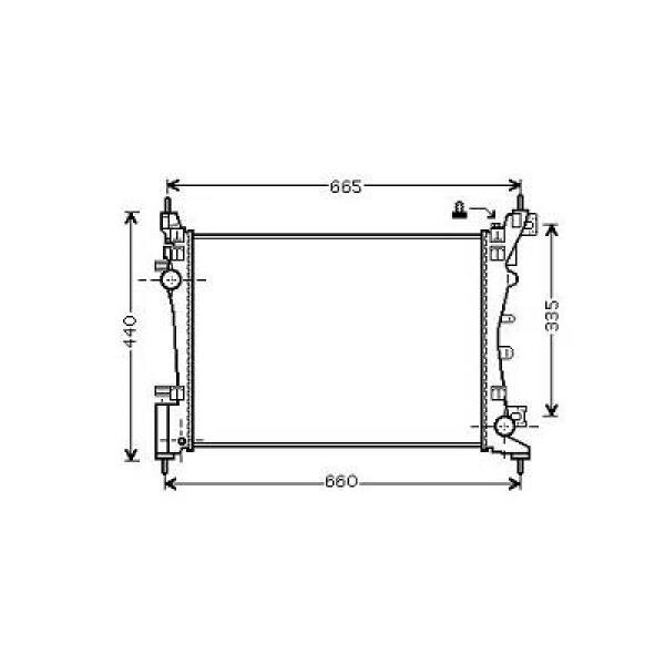 Kühler, Motorkühlung für FIAT PUNTO EVO (199_)