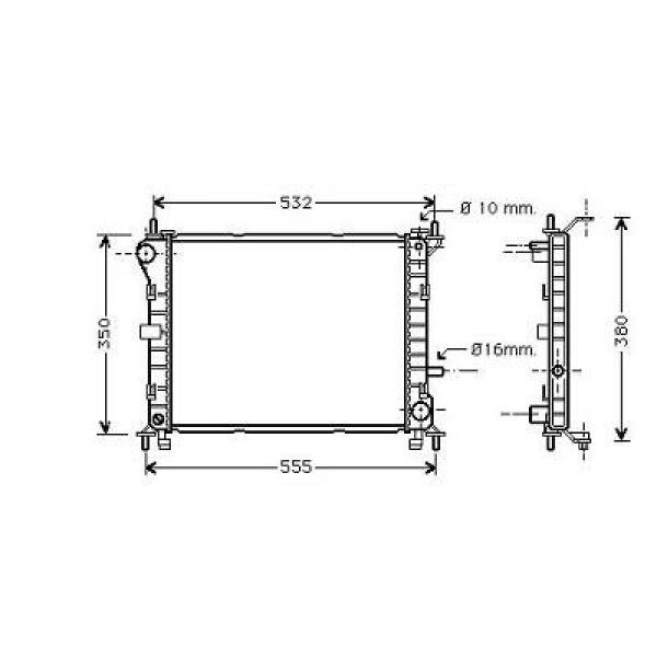 Kühler, Motorkühlung für FORD FOCUS (DAW, DBW)