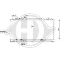 Kühler, Motorkühlung für MAZDA 6 Hatchback...