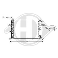 Kühler, Motorkühlung  für OPEL ASTRA F CC...