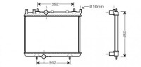 K&uuml;hler, Motork&uuml;hlung f&uuml;r PEUGEOT 206 Schr&auml;gheck (2A/C)