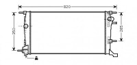 Kühler, Motorkühlung für RENAULT MEGANE CC...