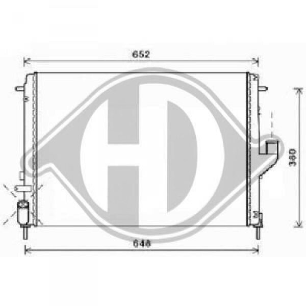 Kühler, Motorkühlung für DACIA DUSTER (HS_)