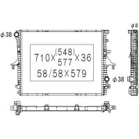 Kühler, Motorkühlung für AUDI Q7 (4LB)