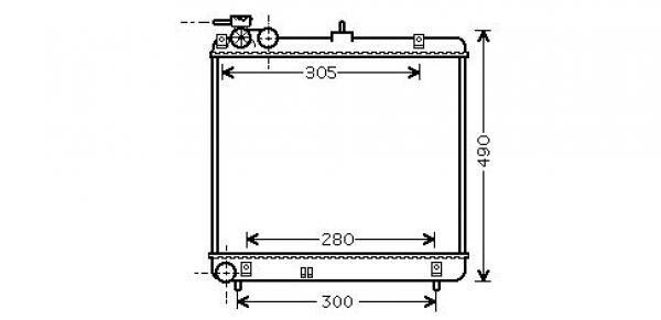Kühler, Motorkühlung für HYUNDAI ATOS (MX)