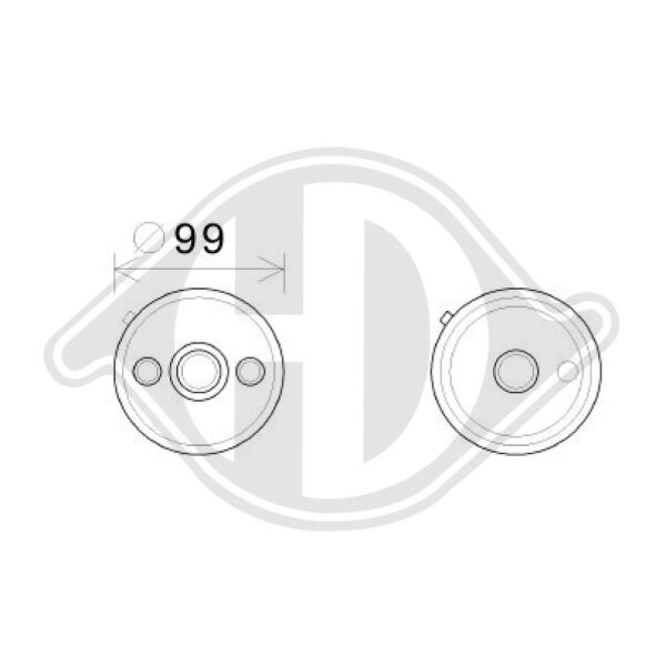 Ölkühler, Automatikgetriebe für VW JETTA IV (162, 163, AV3, AV2)