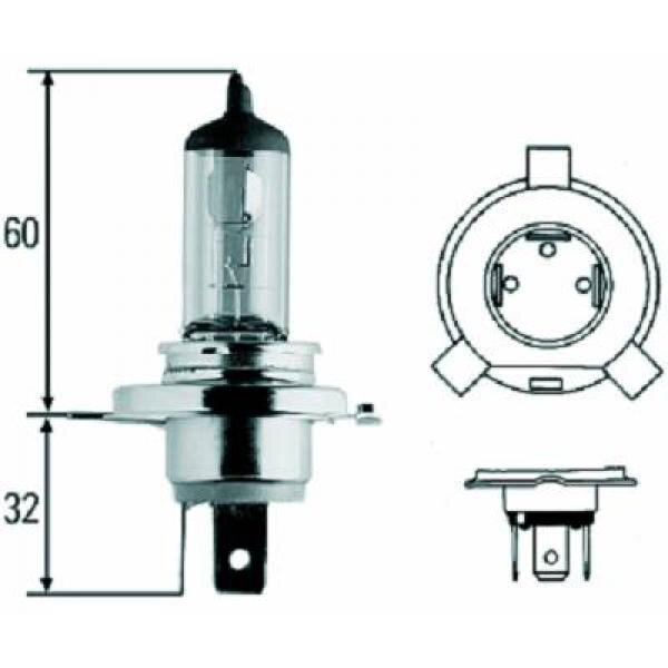 Glühlampe, Fernscheinwerfer für