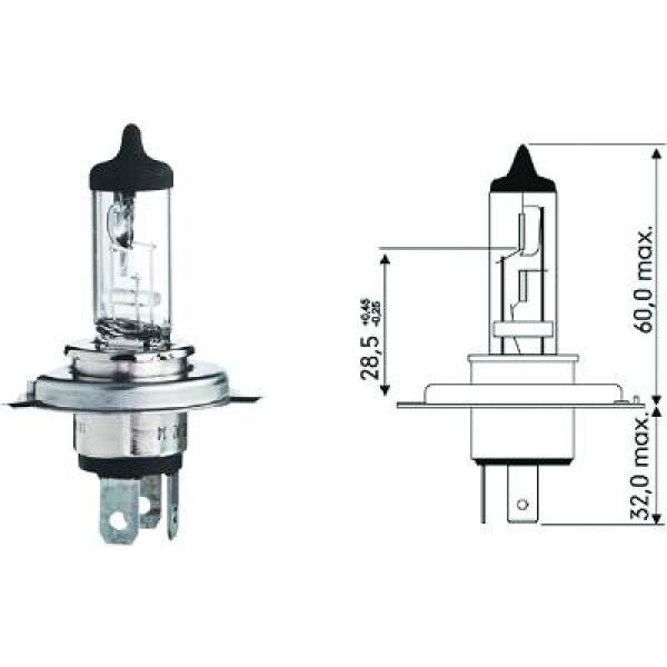 Glühlampe, Hauptscheinwerfer für