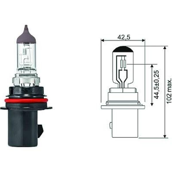 Glühlampe, Hauptscheinwerfer für