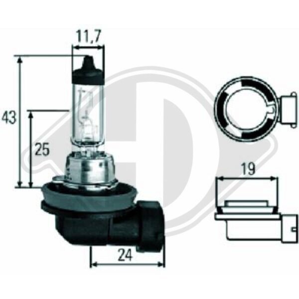 Glühlampe, Fernscheinwerfer für