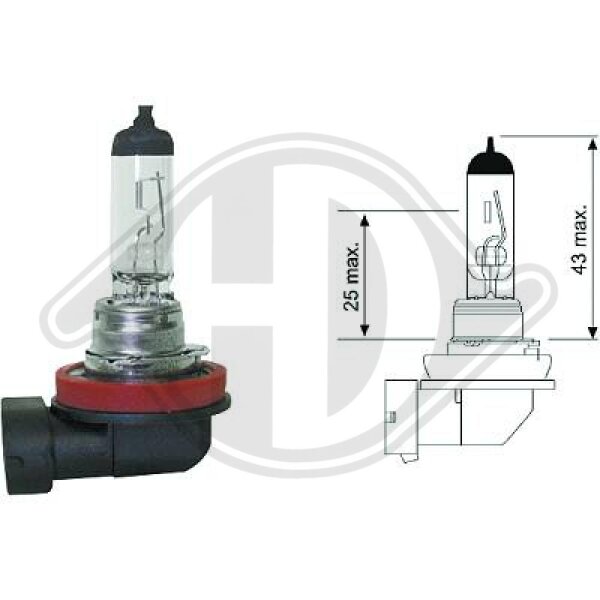 Glühlampe, Fernscheinwerfer für