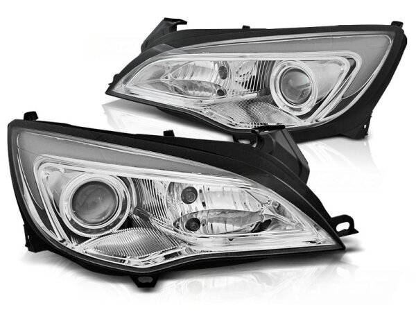 Scheinwerfer Set für OPEL ASTRA J 10-15 Chrome