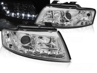 Scheinwerfer Set für AUDI A4 B6 CABRIO 02-06 Chrome