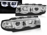 Angel Eyes Scheinwerfer Set für BMW E38 94-01 Chrome