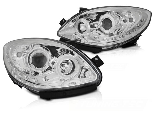 Scheinwerfer Set für RENAULT TWINGO 07-11 Chrome