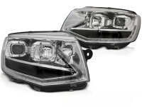 Scheinwerfer Set für VW T6 15-19 Chrome dynamischer...