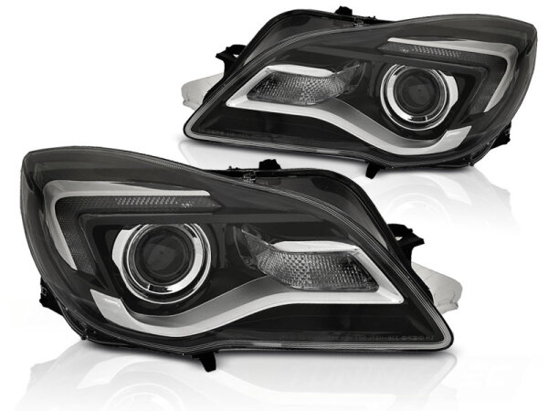 Scheinwerfer Set für OPEL INSIGNIA 13-17 Schwarz