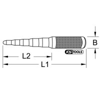 KS TOOLS 130.2032 Universal-Stufenschl&uuml;ssel, 5-stufig, 8-16mm