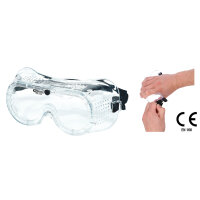 KS TOOLS 310.0120 Schutzbrille mit Gummiband-transparent,...