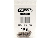 KS TOOLS 150.6041 Gewindeeinsatz M8x1,25, 10,8mm, 10er Pack