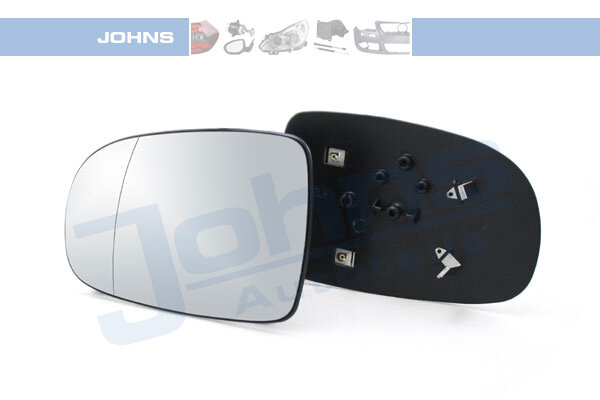 Spiegelglas, Außenspiegel links für OPEL CORSA C (X01)