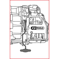 KS TOOLS 150.2457 Entriegelungswerkzeug, Doppelkupplungsgetriebe (f&uuml;r DSG)