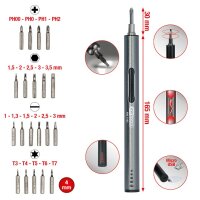 KS TOOLS 500.7195 Feinmechanik-USB-Akku-Schraubendreher