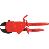 KS TOOLS 117.1245 Einhand-Ratschenkabelschere mit...