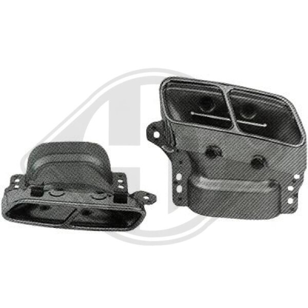 Endrohrblende hinten für MERCEDES-BENZ A-CLASS (W176)