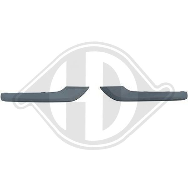 Zier-/Schutzleistensatz, Stoßfänger vorne links,vorne rechts für PEUGEOT RIFTER