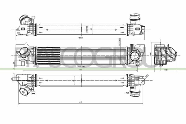 Ladeluftkühler für MINI MINI (F56)