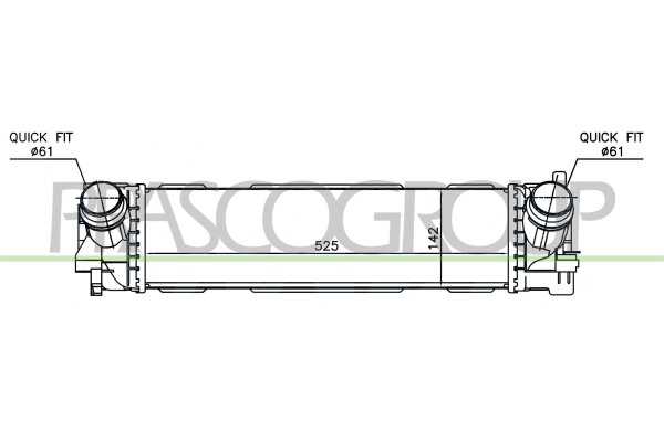 Ladeluftkühler für BMW 3 (G20, G80, G28)