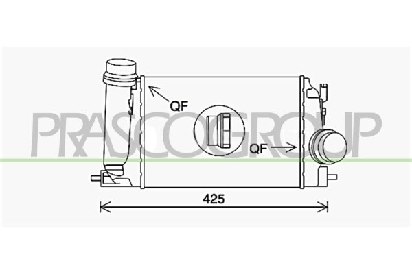 Ladeluftkühler für NISSAN QASHQAI II (J11, J11_)