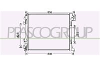 Kühler, Motorkühlung für NISSAN X-TRAIL...