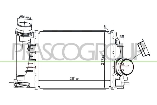 Ladeluftkühler für NISSAN QASHQAI II (J11, J11_)
