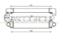 Ladeluftkühler für VOLVO S80 II (124)