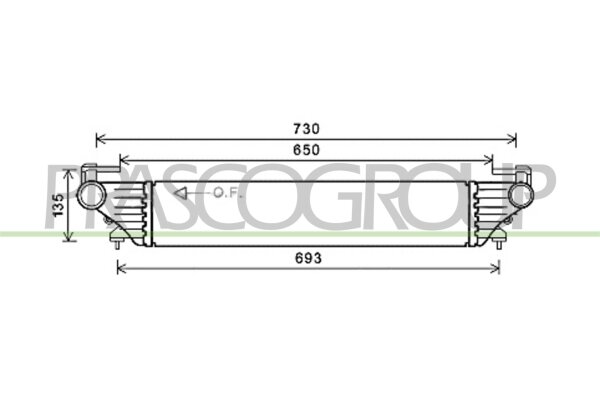 Ladeluftkühler für FIAT 500L (351_, 352_)