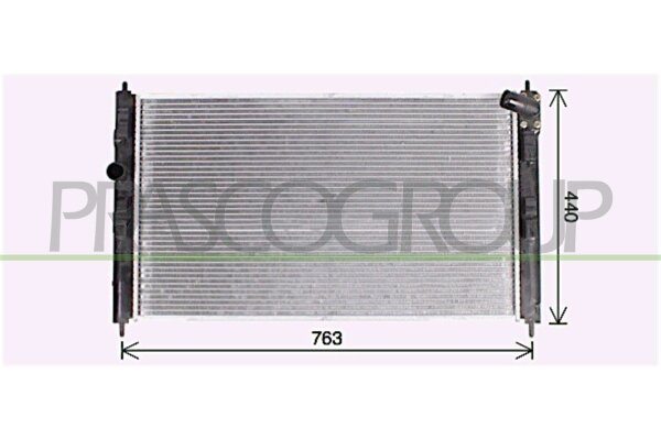 Kühler, Motorkühlung für MITSUBISHI LANCER VIII (CY_A, CZ_A)